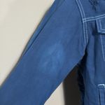 Vervet Medium Distressed Blue Jean Jacket Classic Crop Fit Photo 3