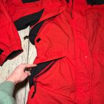 LL Bean Womens Red Black Insulated Ski Snowboard Jacket Parka Large Hooded 90s Photo 1