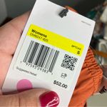 Nike  loose fit high rise cargo shorts orange rust women’s size small new‎ casual Photo 11