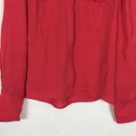 ALC Frank A.L.C. Juliette Silk Utility Blouse In Strawberry Photo 8