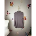 Deletta by Anthropologie Dark Lavender Satin Cowl Neck Top - Size - XS Photo 3