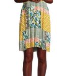 Johnny Was Patchwork Knit Jersey Minidress Photo 2