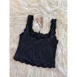 SKIMS Fits Everybody Lace Tank Onyx Size Medium Photo 3
