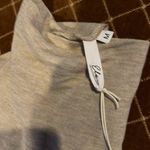 Elan NWT  Boutique One Cold Shoulder Cowl Neck Sweater Camel size M Photo 2