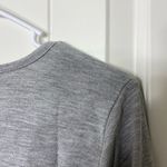 J.Crew NWOT Mercantile women’s gray layered 3/4 long sleeve blouse medium Photo 6