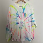 Disney WALT WORLD- Neon Splatter Adult Spirit Jersey Tie Dye Mickey Photo 2