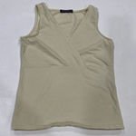 Brandy Melville  Beige Wrap Front Tank Top Size Small/One Size Photo 0