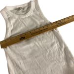 J.Crew White Ribbed Tank Top Womens Sleeveless Knit Shirt Cotton Blend Size S Photo 6