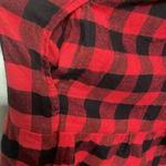 Gap  Buffalo Plaid Flannel Tiered Shirtdress Large NEW Photo 5