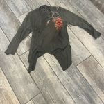 Johnny Was  Draped suede Jacket with Floral Embroidery Photo 1