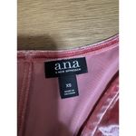 a.n.a. a new approach Cold Shoulder Top Pink Velour Size XS Wedding Guest Office Photo 2