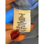 Saylor  Periwinkle Blue Lace Long Puff Sleeve High Twist Neck‎ Jayme Dress Size S Photo 13