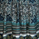 American Rag Cie Dress Women XS Blue Floral Fit & Flare Sweetheart Neck Festival Photo 5