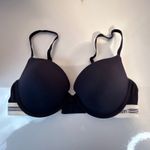 Calvin Klein Navy Blue T-Shirt Bra Underwire Adjustable Straps Size 34C Photo 2