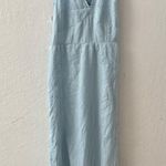 American Eagle  Baby Blue Embroidered Maxi Midi Dress Small Photo 7
