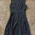 Alex Marie  Dress Sleeveless Black & White Polka Dots Photo 9