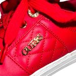 G by Guess Guess red faux leather quilted look sneakers ! Photo 8