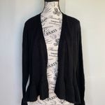 Cinq à Sept Cinq a Sept Noa wool blend ruffle peplum cardigan sweater size XS extra small Photo 2