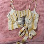 Lila Rose crop tie back tank top Photo 1