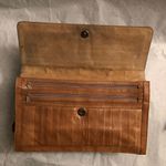 Leather of the Sea Genuine Eel Skin Clutch Brown Photo 2