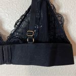 Lively black lace triangle bralette NEW L Size L Photo 3