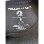 Yellowstone Dutton Ranch Graphic Tee Black Gold Print Size Small Photo 3