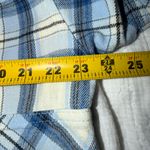 Free People  We the Free Wind River Plaid Shirt Pullover Tunic; pockets; Medium Photo 4