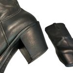 Franco Sarto Leather “Witchy Pointy” Toe Mid Calf Pull On Western Boots Photo 15