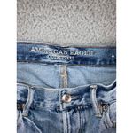 American Eagle  Girlfriend Jeans Women 8‎ Short High Rise Distressed Thrashed Photo 6