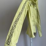 Christine Alexander Rhinestone Rodeo Western Jacket sz M Button Front Yellow Size M Photo 5