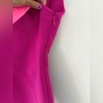 Cinq A Sept One Shoulder Formal Dress Fuschia Pink Magenta Dragon Fruit Size 4 Photo 6