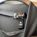 AQUA #74  CUT OUT RIB KNIT TOP BLOOMINGDALE'S EXCLUSIVE $58 Photo 3