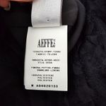 Alberta Ferreti Vintage Black Tissu Fabric Silk sheer feather cape effect sz 4 Photo 13