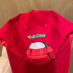 Pokémon VTG 90’s  Ash Ketchum Embroidered Strap Back Hat Cap Charizard Pikachu! Has some dents no flaws Photo 5