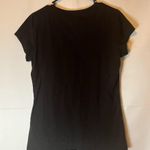 Wound Up  Black Tee with Pink and White Design Photo 2