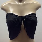 Zuliana Black Mesh Dot Material Top/Short Sarong. New Size undefined Photo 0