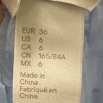 H&M Baby Blue 100% Cotton Popcorn Bell Sleeve Blouse, size 6 Photo 4