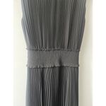 Nanette Lepore  Black Mock Neck Pleated Sleeveless Black Dress Photo 2