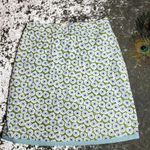 Boden Blue Floral Midi Skirt Green Size 10 Photo 2