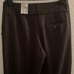 Chico's Chico’s Dark Gray Mid Rise Straight Leg Zip Closure Dress Pants Size Small Photo 3