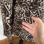 The Kooples leopard print crepe one button drapey blazer size XS Photo 11