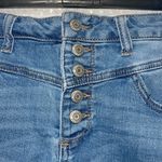 Vanilla Star Jeans Women's Juniors Vanilla Star Highrise Shortie Mom Shorts Size 3 Stretchy Photo 1