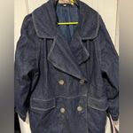 Free People Denim Car Denim Jacket. Size medium Photo 3