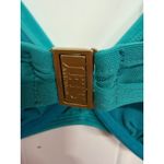 Jets Australia by Jessika Allen Blue Green VNeck Size 6 Bikini Top Padded Photo 3