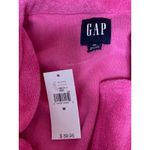 Gap NEW  Women Pink Short Sleeve Towel Terry Pocket Button Down Shirt Top Size M Photo 2