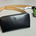 Kate Spade Wallet Belted Purse Fanny Pack Black Leather Size Small Medium NWT Photo 0