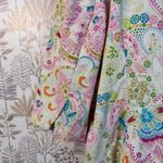 Tara Jones Paisley Floral Blazer Jacket Size 18W Plus Cotton Stretch Artsy White Photo 6