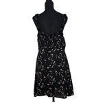 Lulus In The Garden Floral Print Skater Mini Dress XL Women’s Black EUC 721512. Photo 2