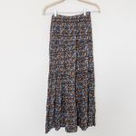 Japna Womens Maxi Skirt Sz S Floral Tiered Boho Cottage Witchy Whimsigoth Fairy Grunge Photo 4
