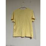 Jane Ashley Tee Shirt Yellow Turtle Sequance Design Large  Photo 3
